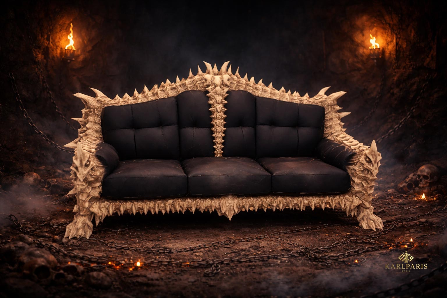 Bone Throne Sofa Second Life