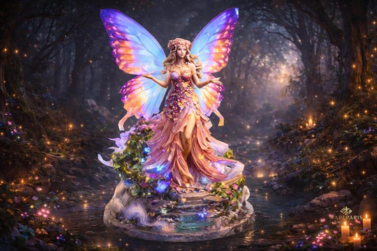 Butterfly Fairy Statue Second Life