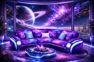 Cosmic Galaxy Sofa Second Life