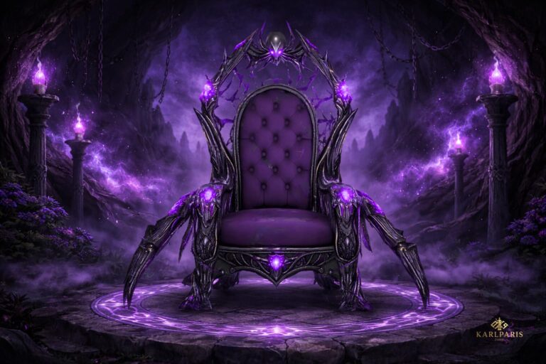 Dark Spider Throne Bento Second Life