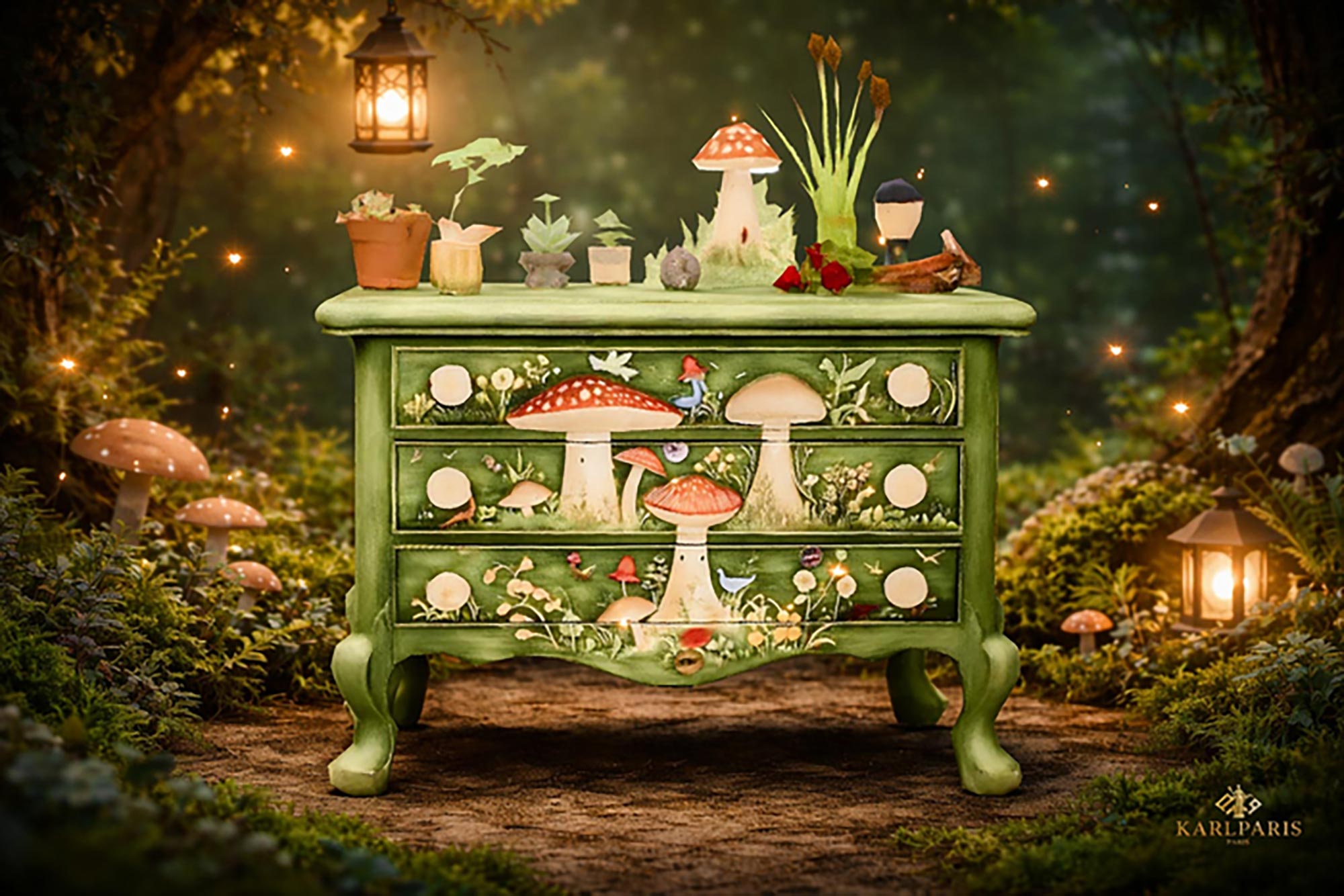 Enchanted Forest Mushroom Dresser 1 Second Life