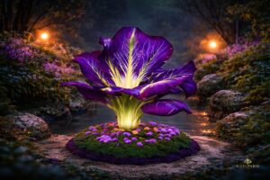 Fantasy Glowing Flower Second Life