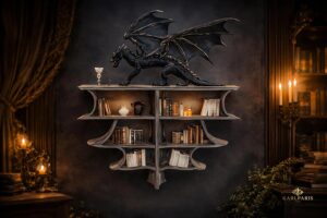 Gothic Dragon Wall Display Shelf 1 Second Life