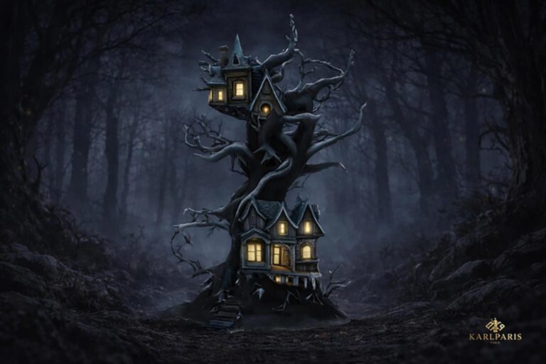 Haunted Tree House Dark Fantasy Gothic Forest Dwelling. 1 Second Life