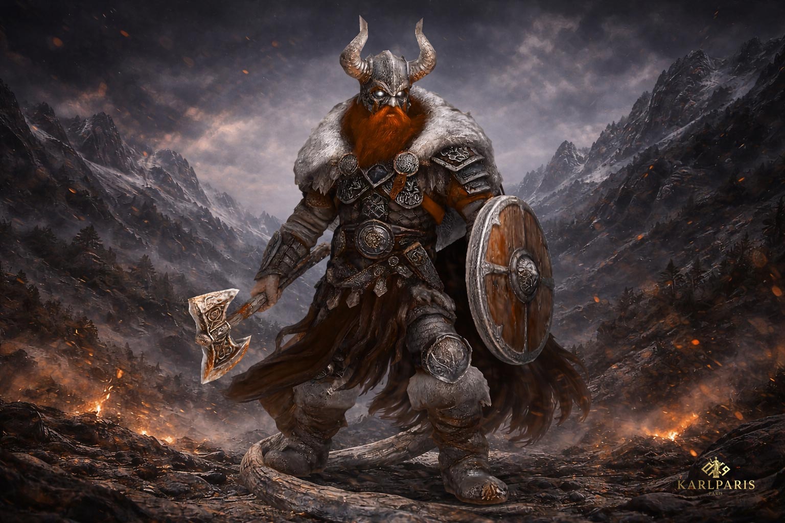 Viking Berserker Statue Second Life