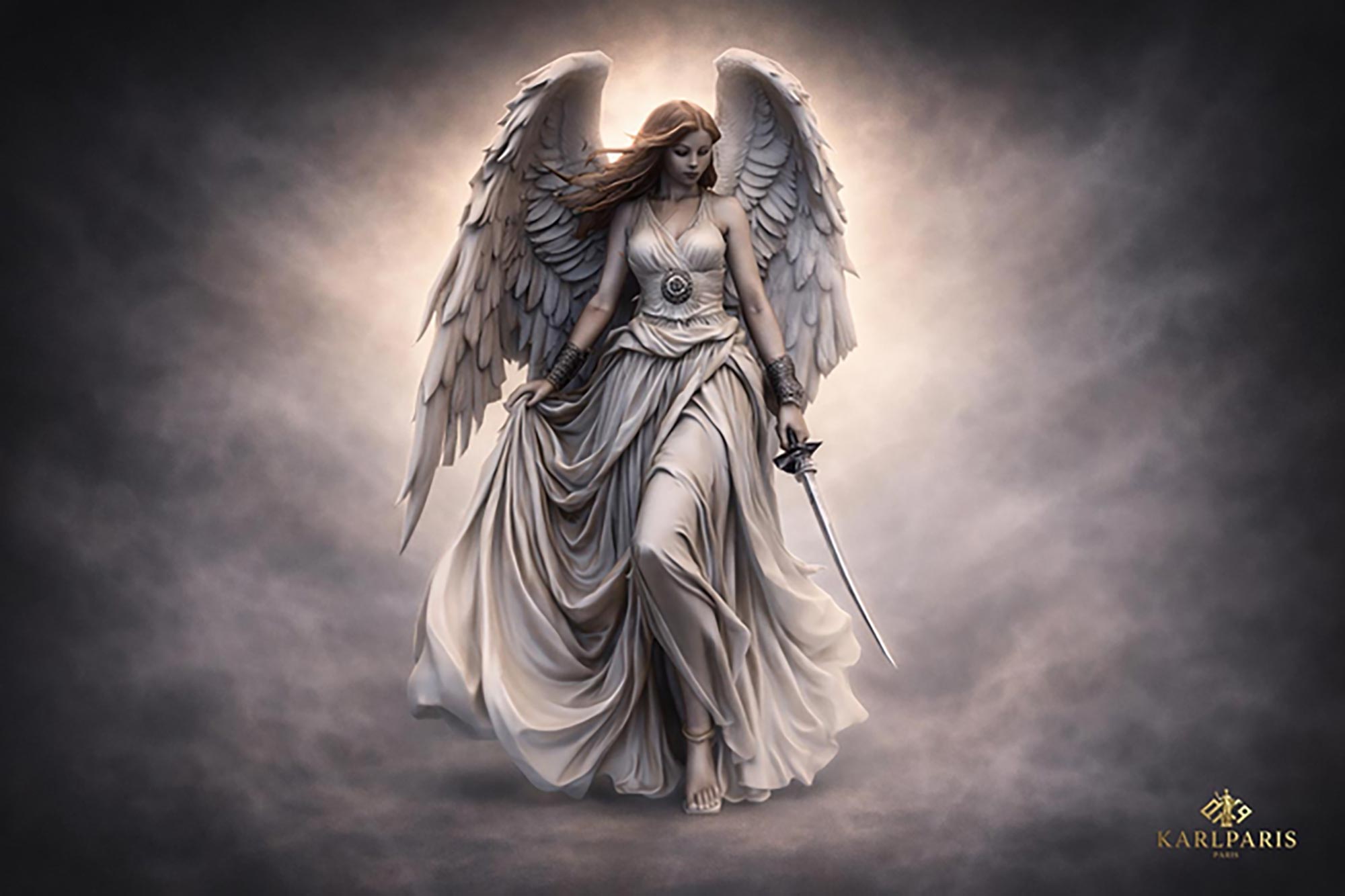 Angel Of Valor Statue 1 Second Life