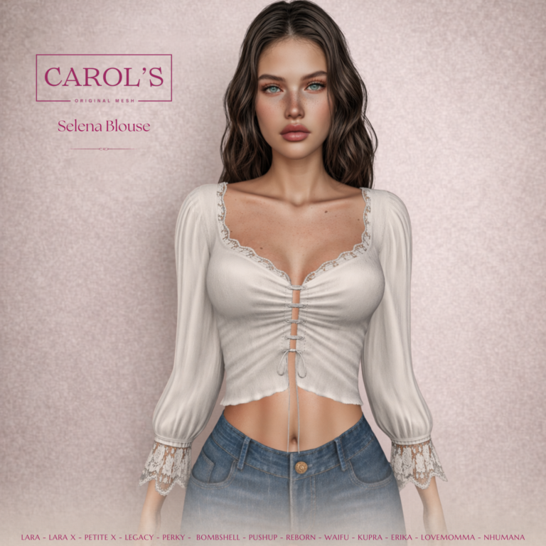 Carols Selena Blouse4 Second Life