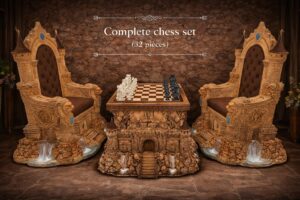 Royal Castle Chess Set Second Life