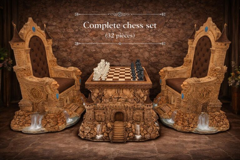 Royal Castle Chess Set Second Life