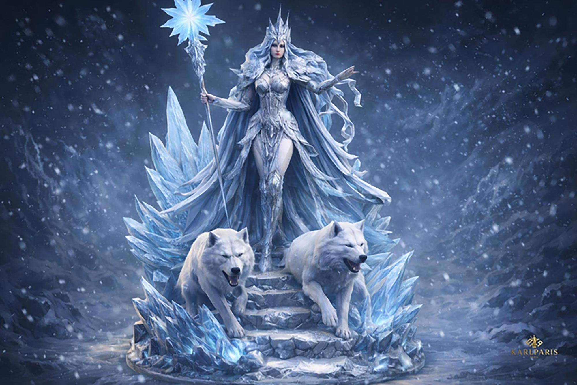 Ice Queen Statue Second Life