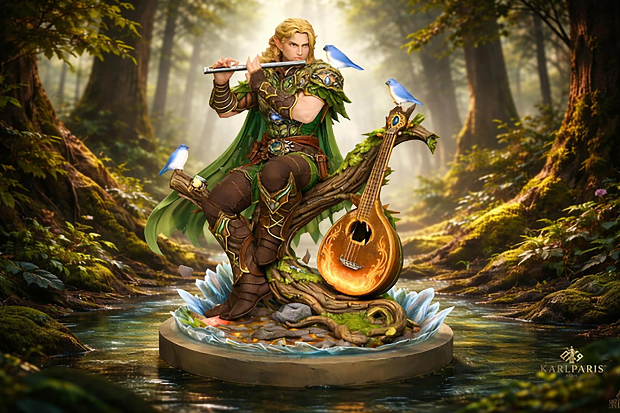 Karlparis Elf Bard Musician 1 Second Life