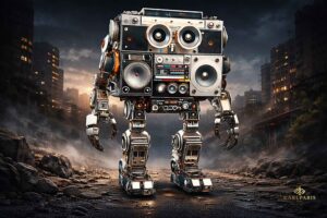 Karlparis Retro Music Robot 1 Second Life