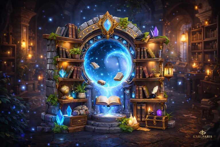 Magic Library Portal Second Life