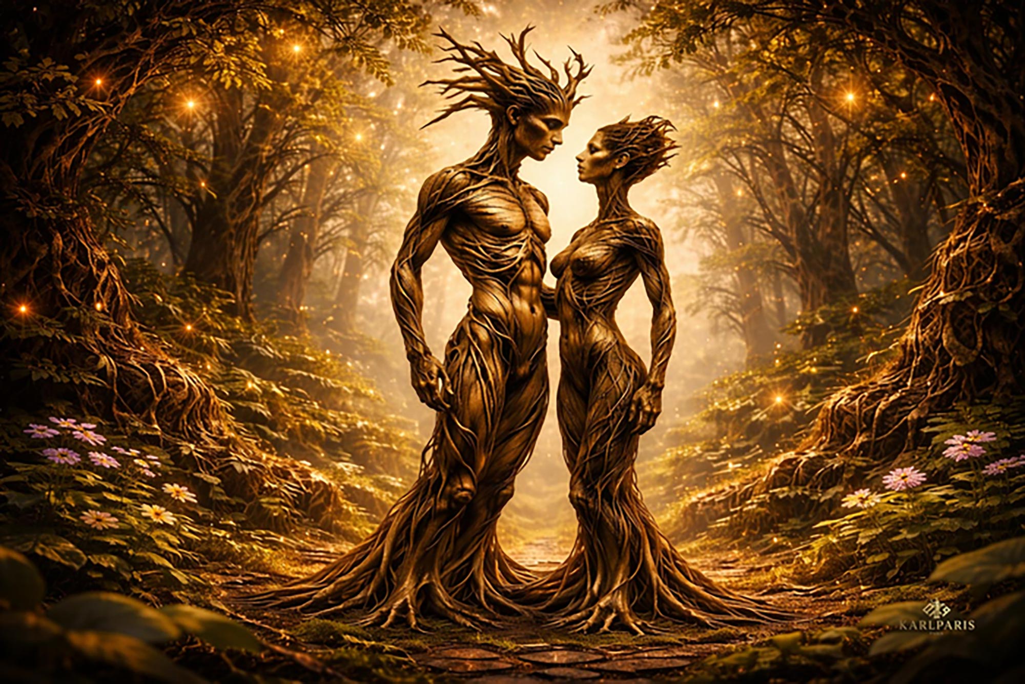 Nature Couple Sculpture Second Life