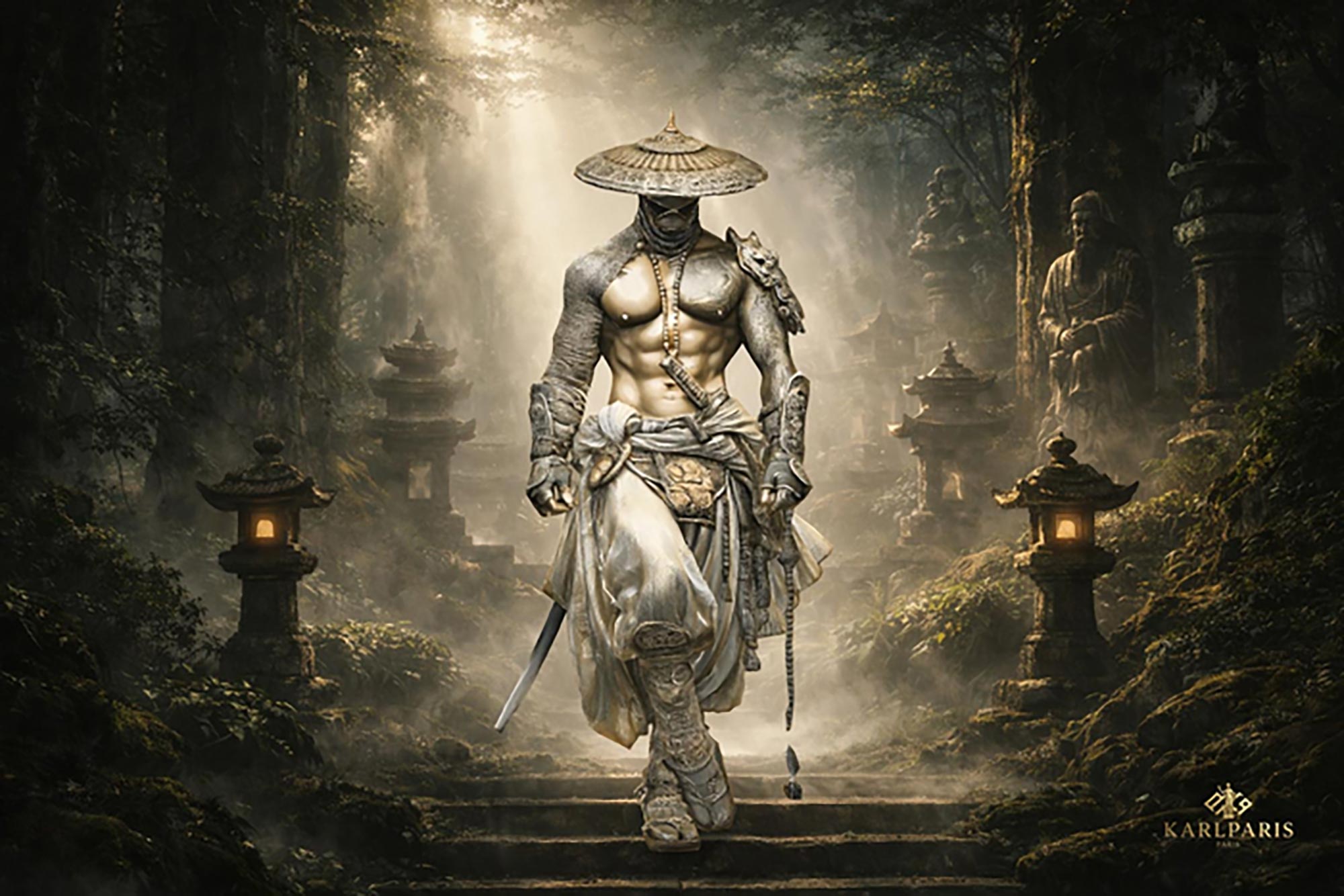 Shadow Monk Warrior Second Life