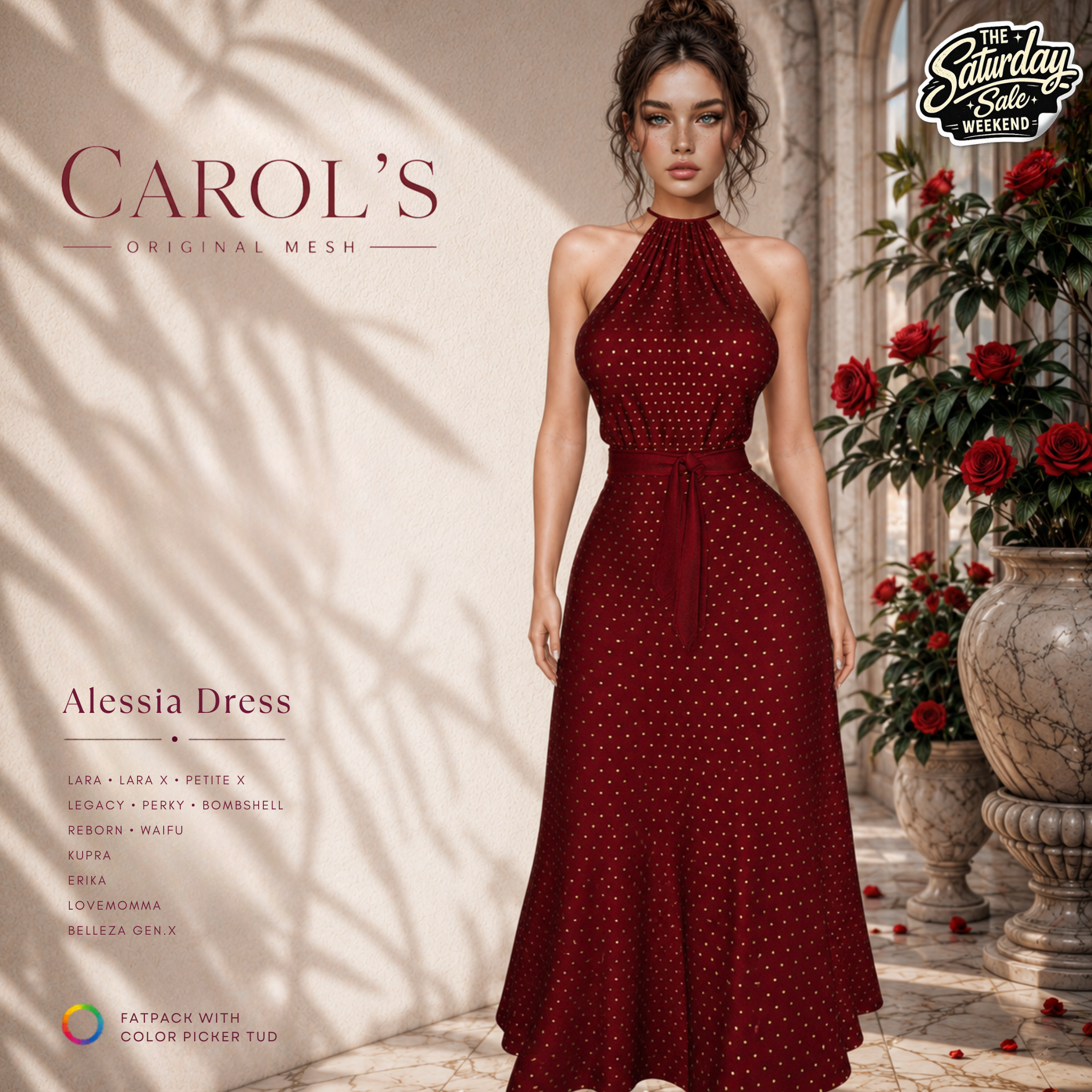 Carols Alessia Dress Tss Second Life