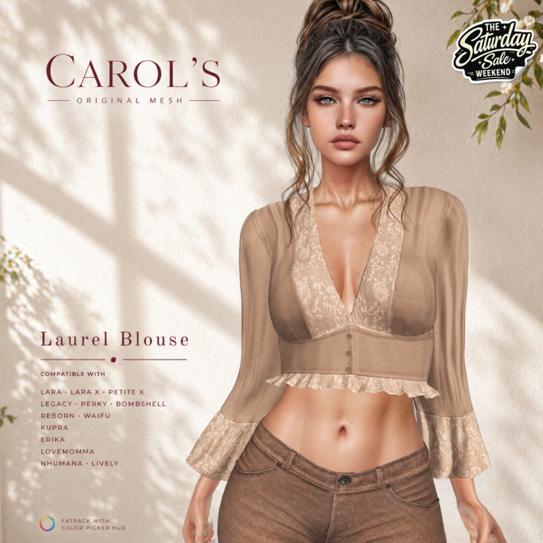 Carols Laurel Blouse Tss Second Life