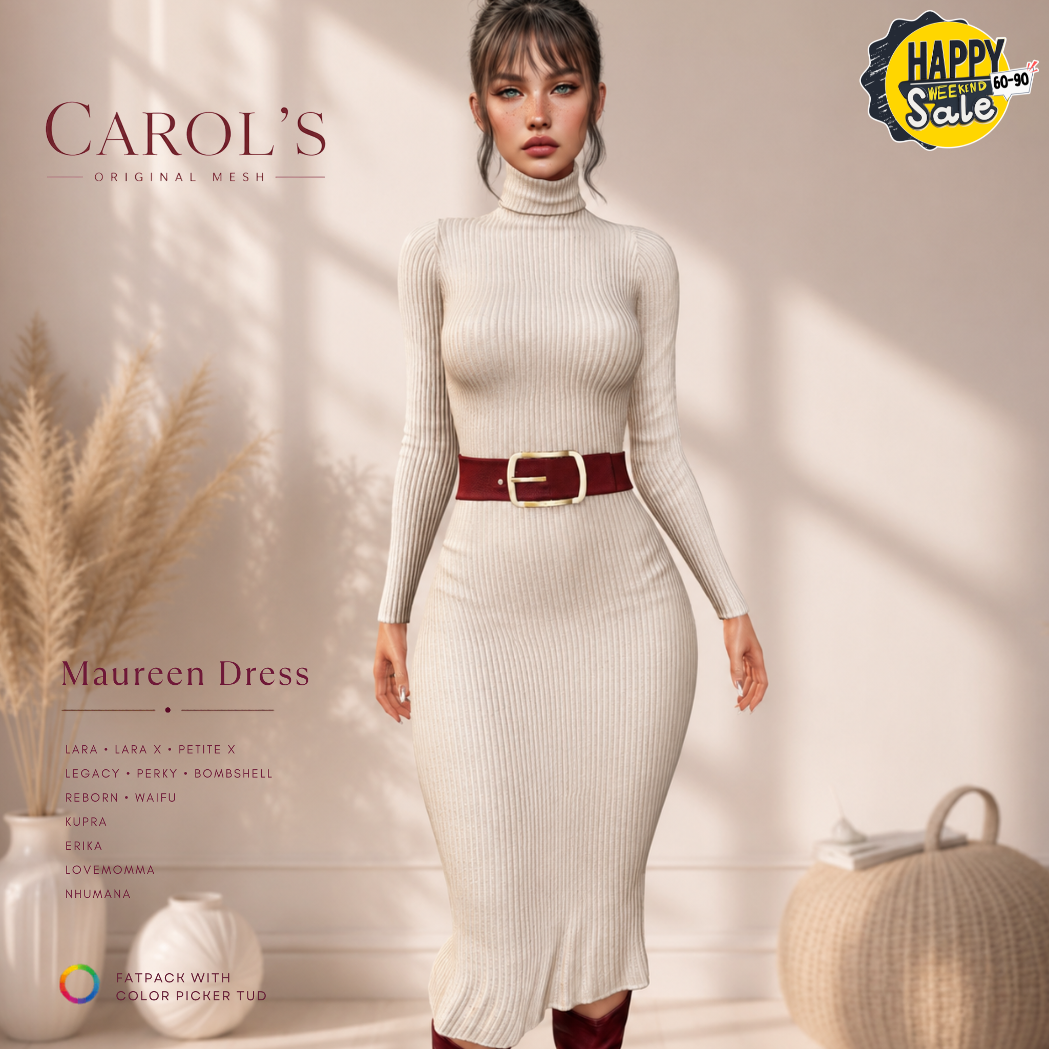 Carols Maureen Dress Hw Second Life