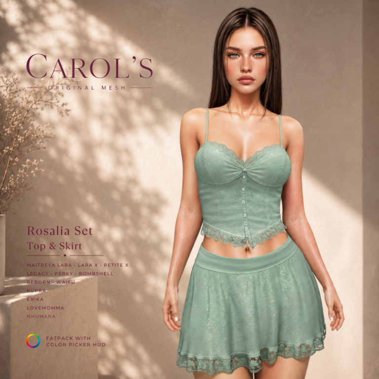 Carols Rosalia Top Skirt Second Life