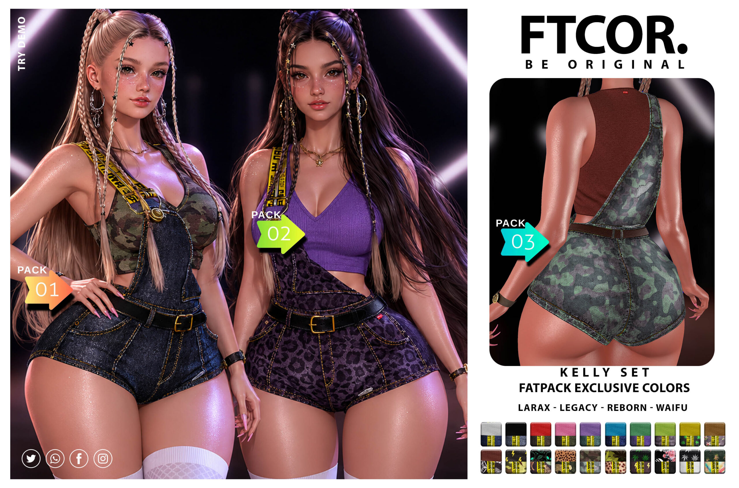 Ftcor Kelly Set Jpeg Second Life
