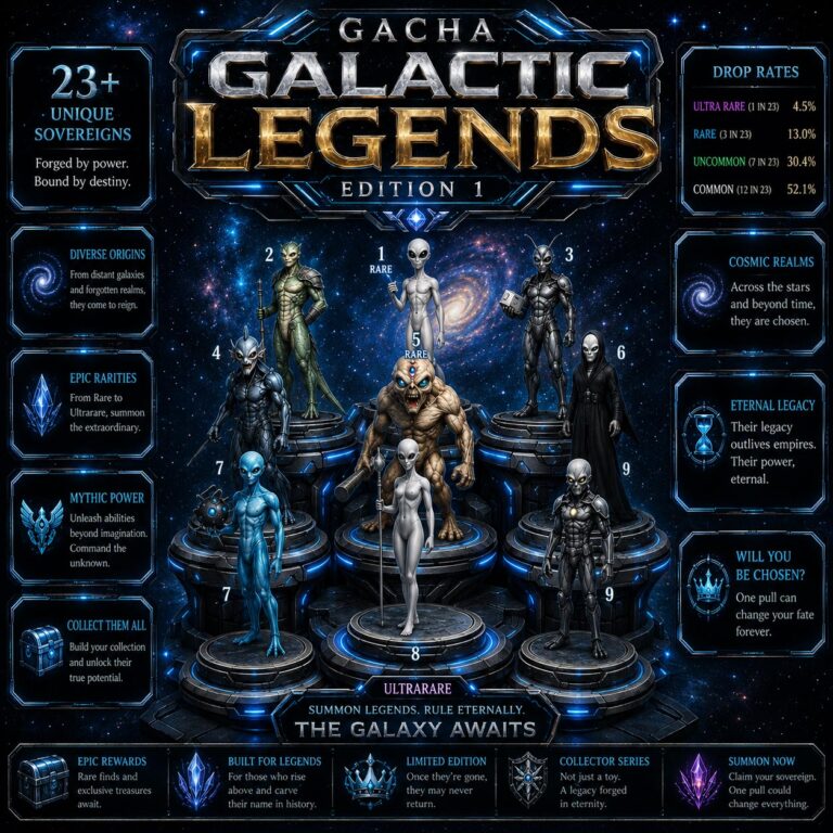 Gacha Galactic Legends Edition 1 Second Life