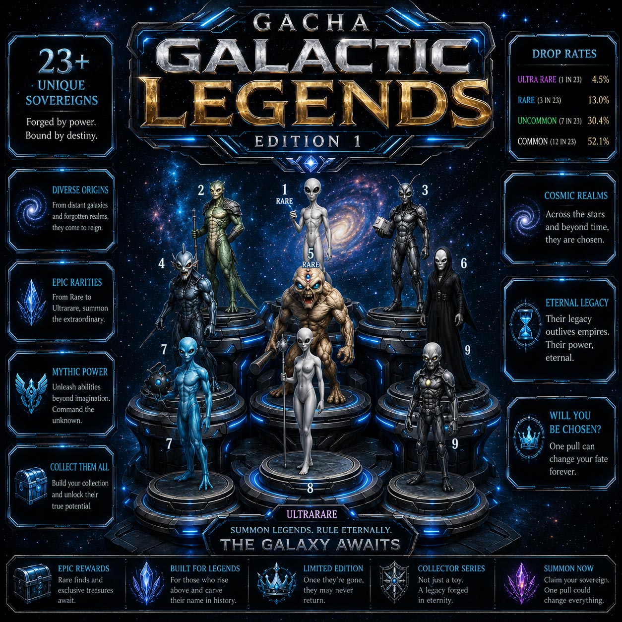 Gacha Galactic Legends Edition 1 Second Life