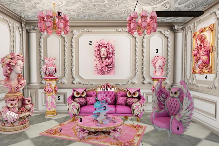 Gacha Rose Owl Dream Fantasy Pink Second Life