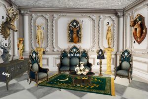 Gacha Sacred Deer Hall Woodland Fantasy Second Life