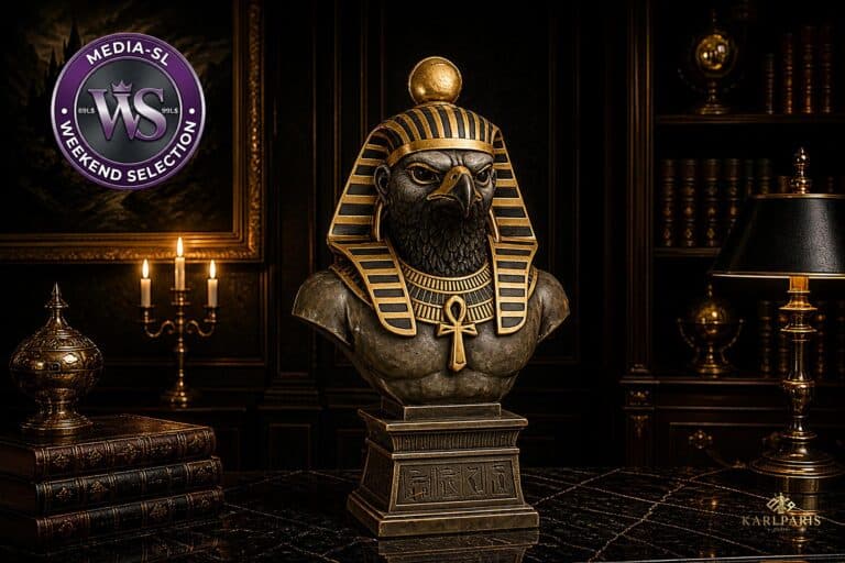 Karlparis Horus Egyptian Falcon Bust Second Life