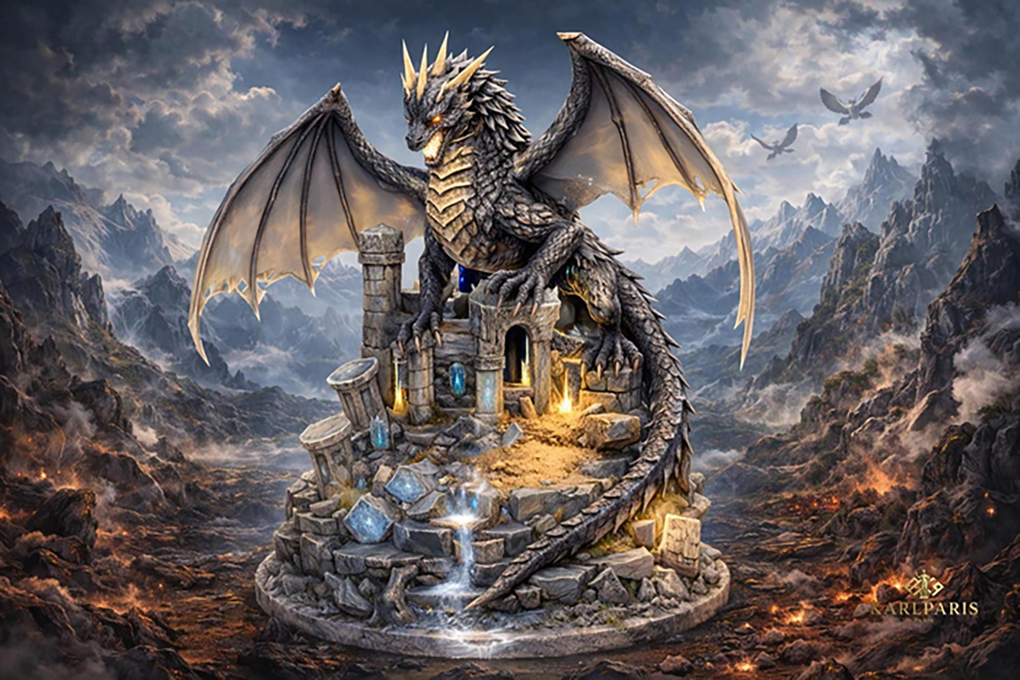 Ancient Dragon Guardian Second Life