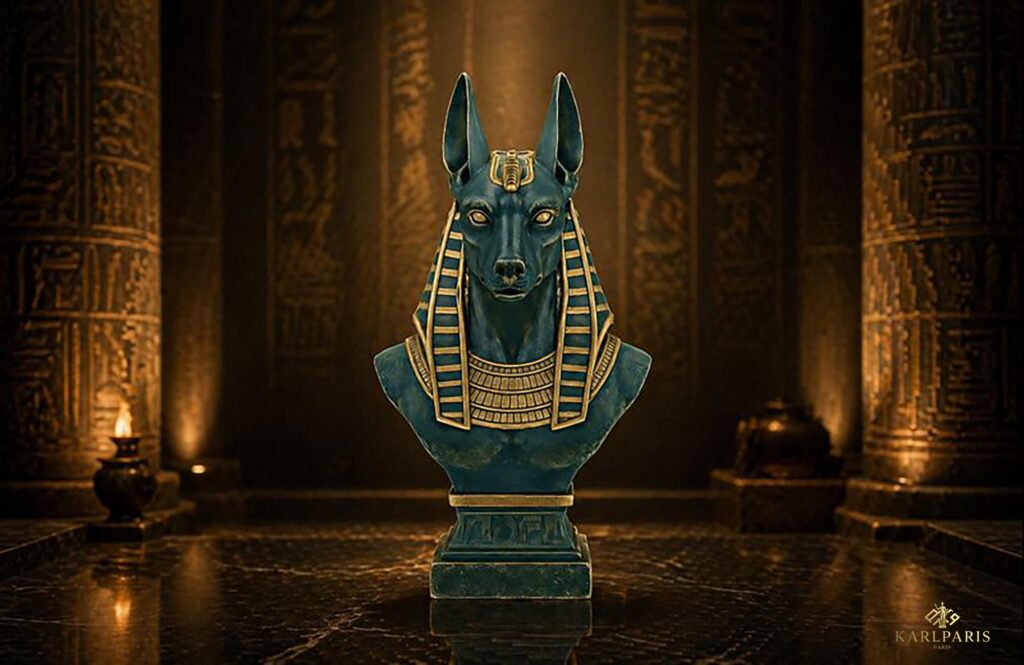 Anubis Bust Egyptian Mythology Statue Sculpture Second Life