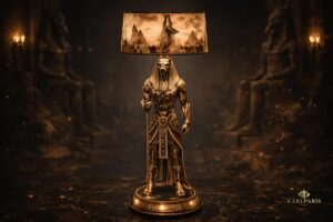 Anubis Egyptian Lamp Statue Decor Second Life