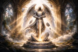 Celestial Guardian Angel Statue 1 Second Life