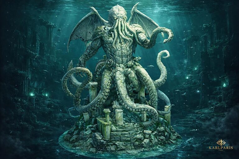 Cthulhu Ancient God Statue 1 Second Life