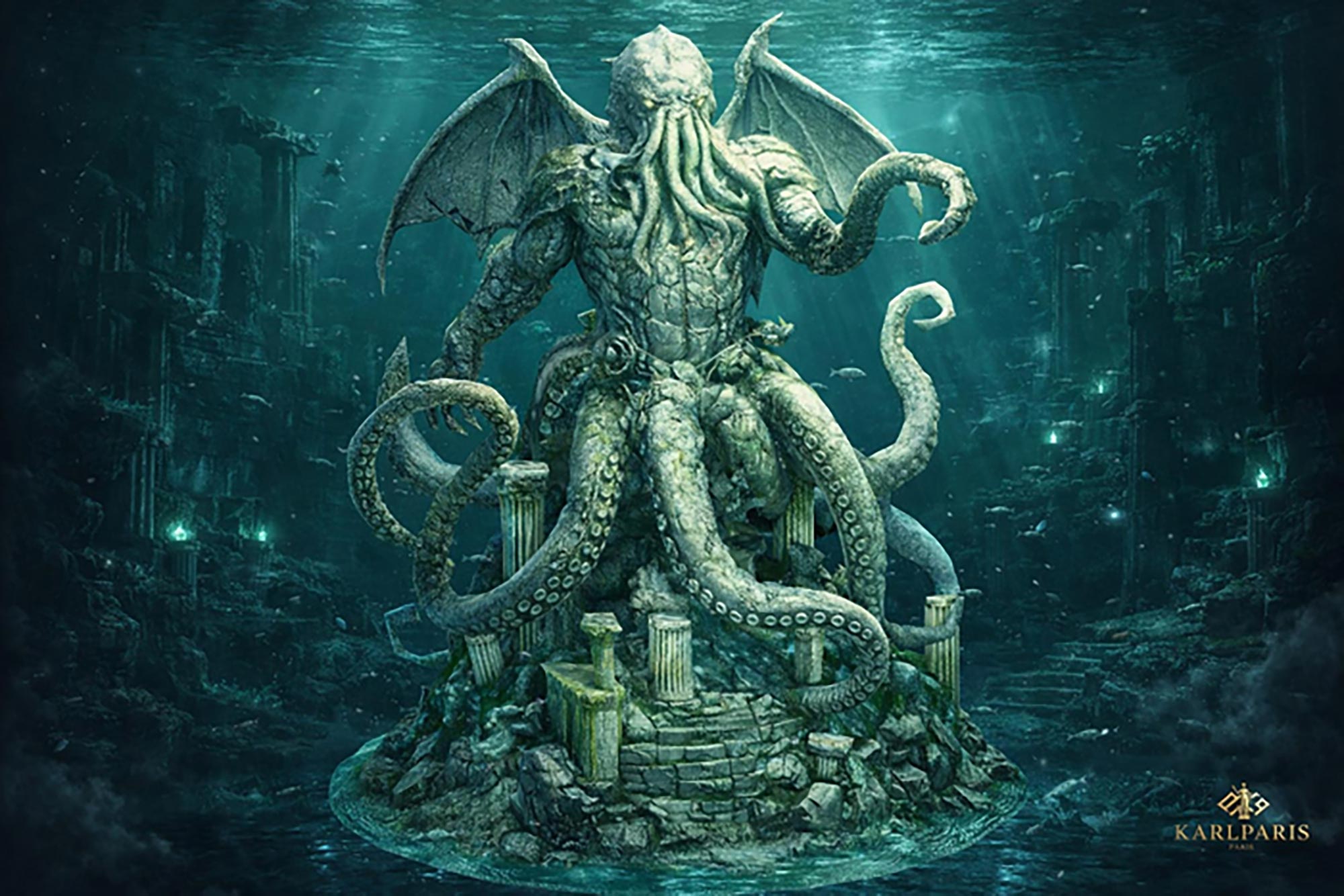 Cthulhu Ancient God Statue 1 Second Life