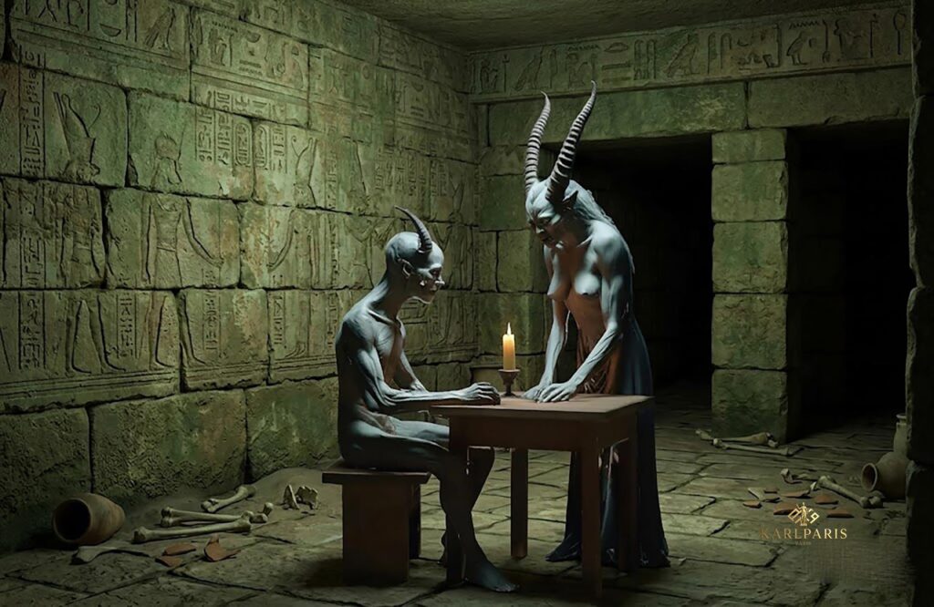 Dark Ritual Demon Gothic Occult Fantasy Sculpture Second Life