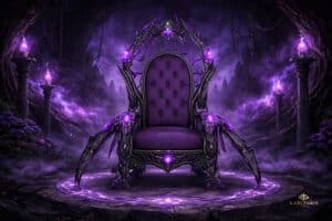 Dark Spider Throne Bento Second Life