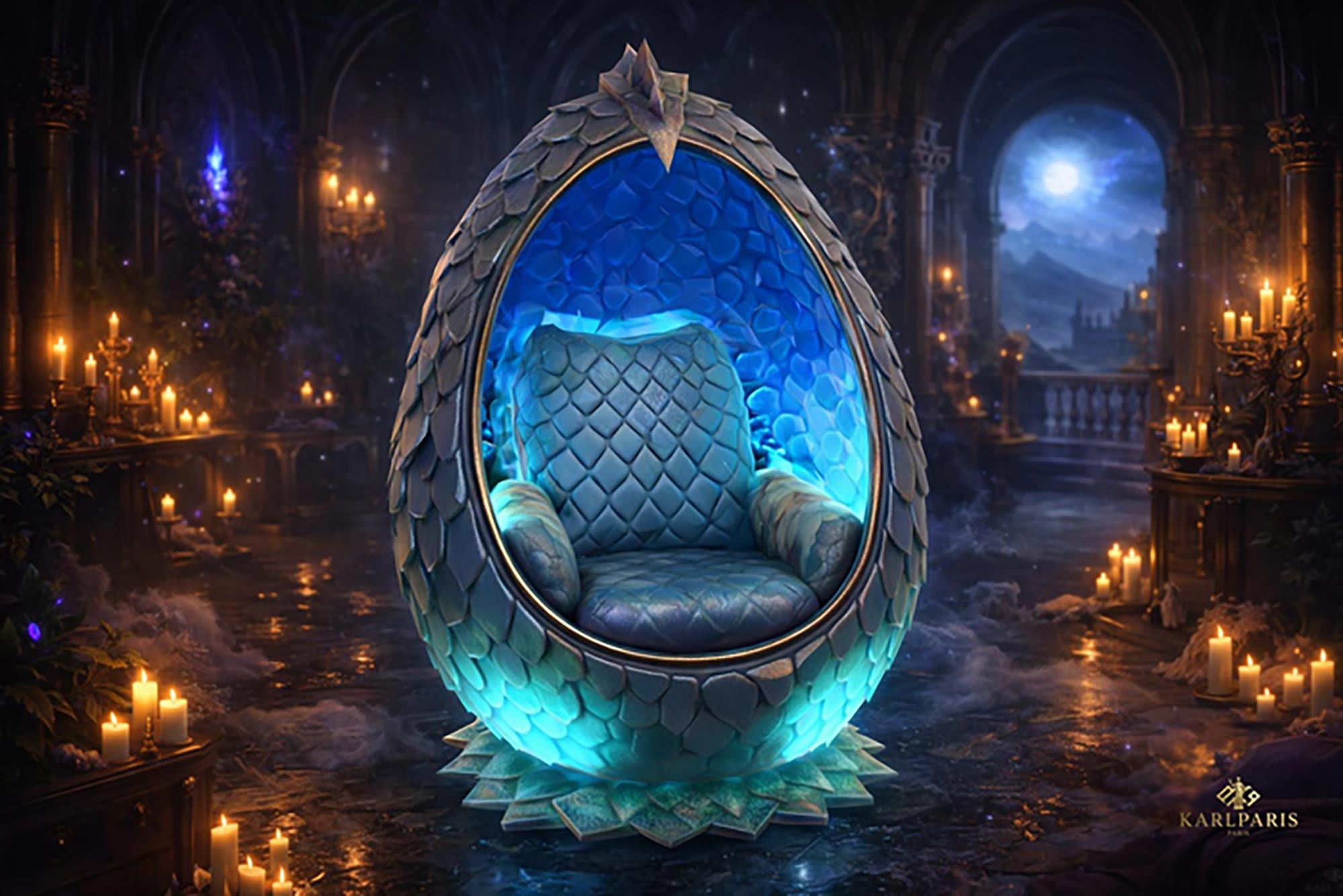 Dragon Egg Chair 1 Second Life