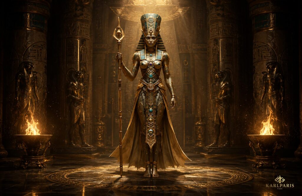 Egyptian Queen Warrior Artwork Ancient Mythology Fantasy Goddess Wall Art Second Life
