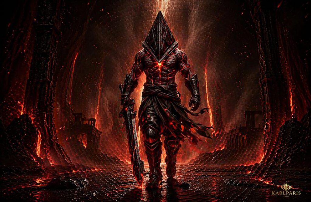 Infernal Warden Dark Fantasy Warrior Art Second Life