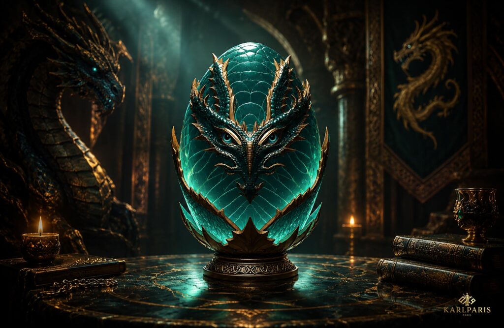 Mystical Dragon Egg Artwork Fantasy Dragon Hatchling Gothic Wall Art Second Life