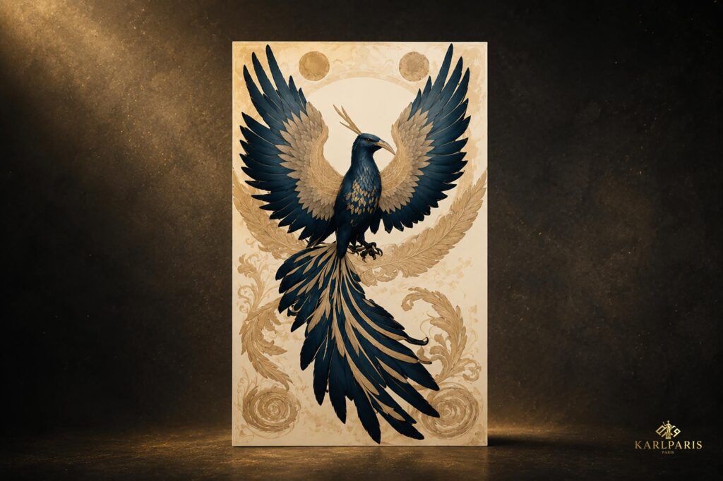 Mythic Raven Phoenix Artwork Celestial Bird Fantasy Wall Art Second Life