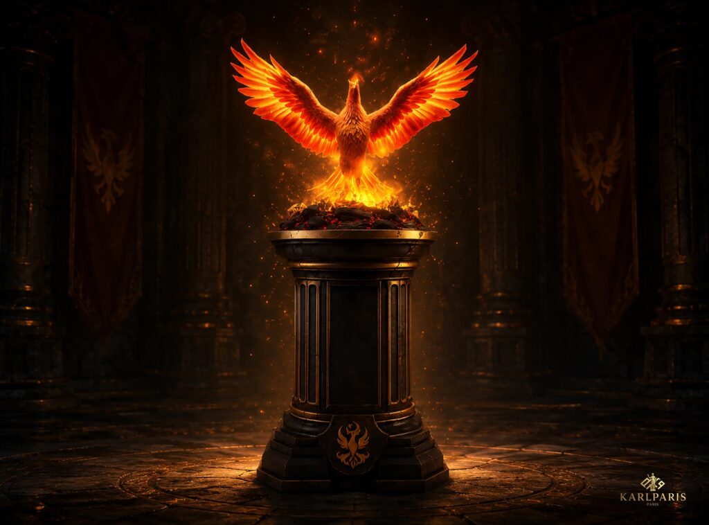 Phoenix Rising Flame Artwork Mythical Fire Second Life