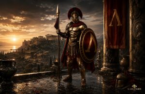 Spartan Warrior Ancient Greek Hoplite Statue 1 Second Life