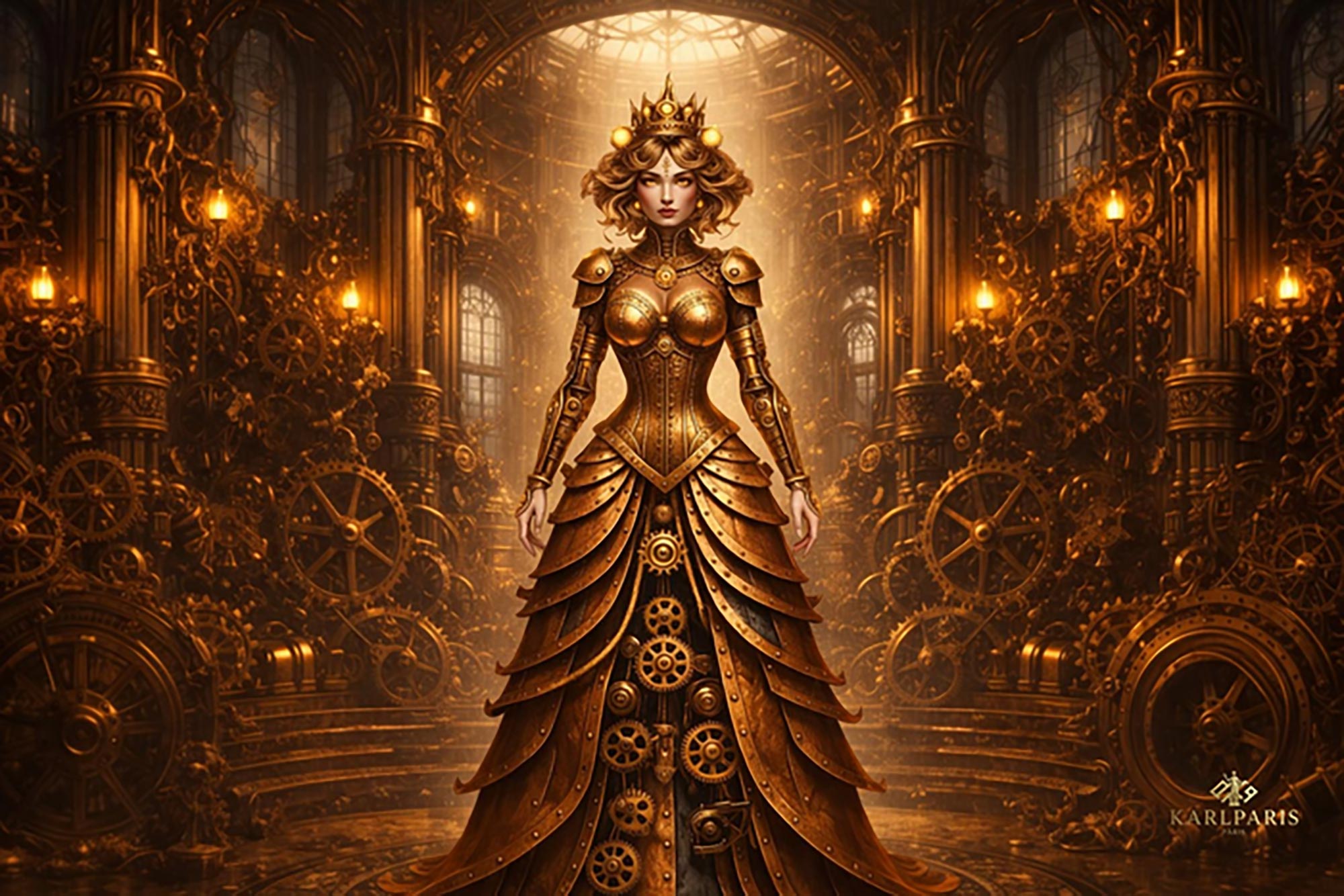 Steampunk Queen Character Second Life