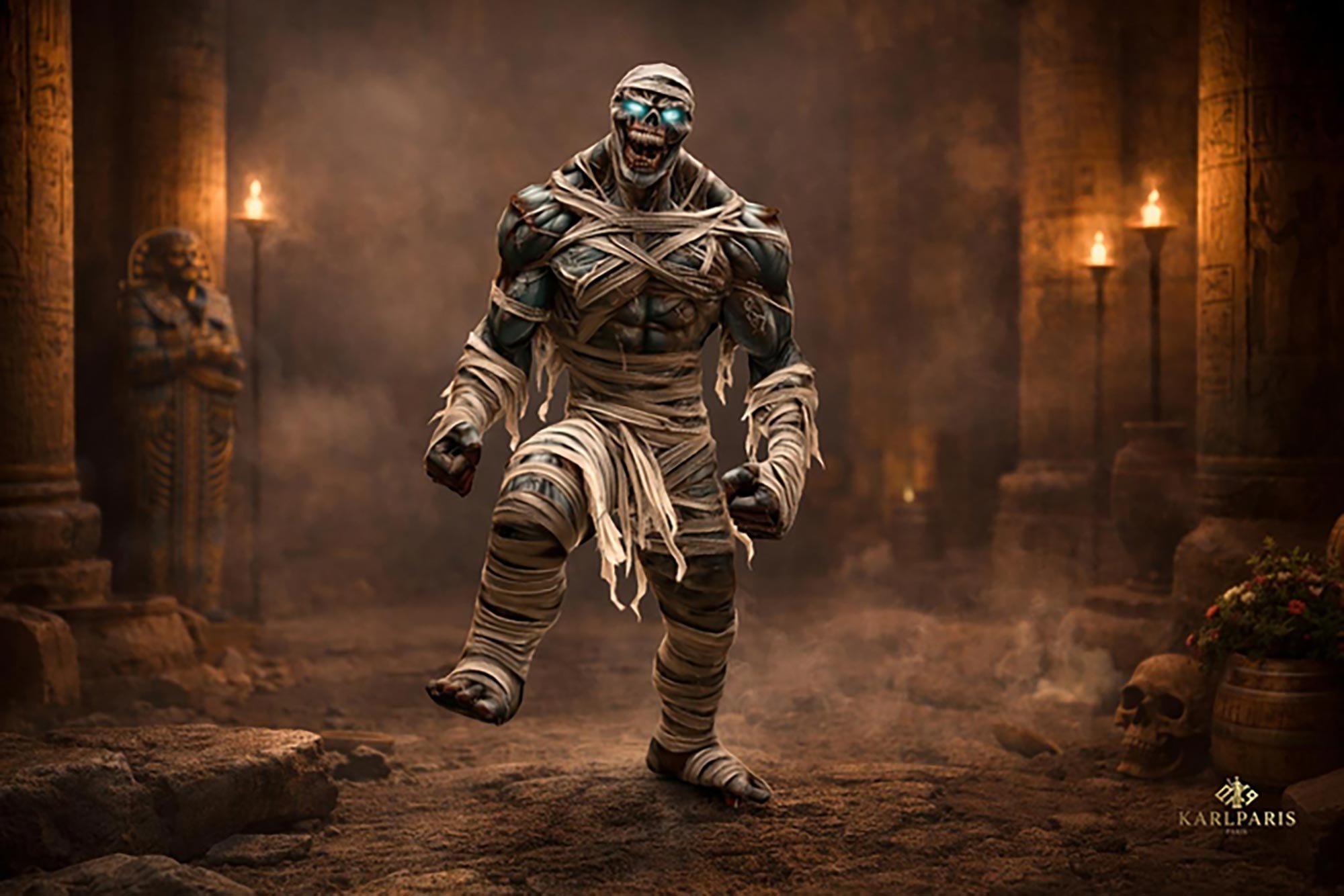Undead Mummy Creature Second Life