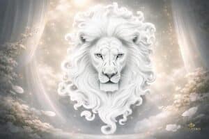 White Lion Minimalist Wall Art Second Life
