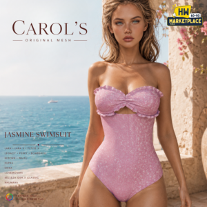 Carols Jasmine Swimsuit Hwm Second Life