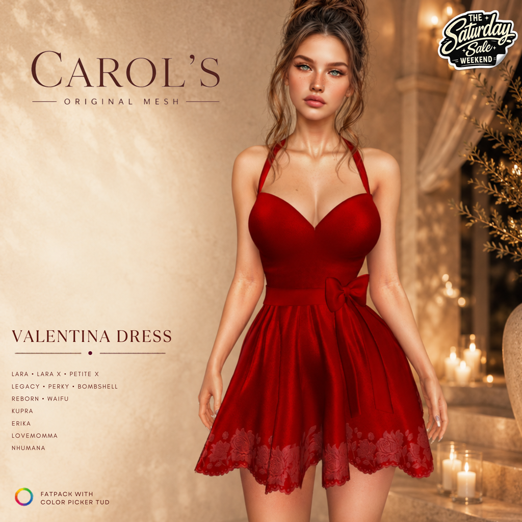 Carols Valentina Dress Tss Second Life