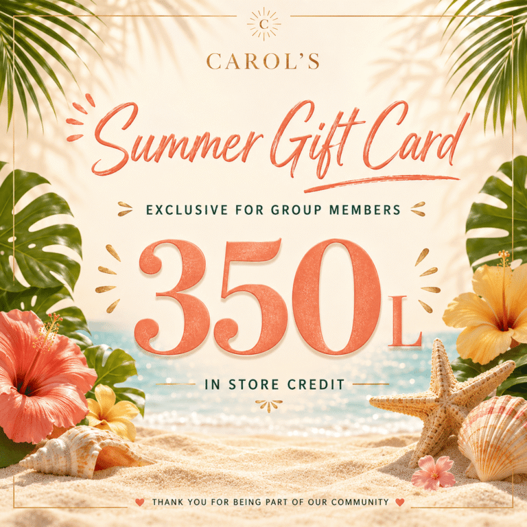 Carols Summer Gift Card 20261 Second Life